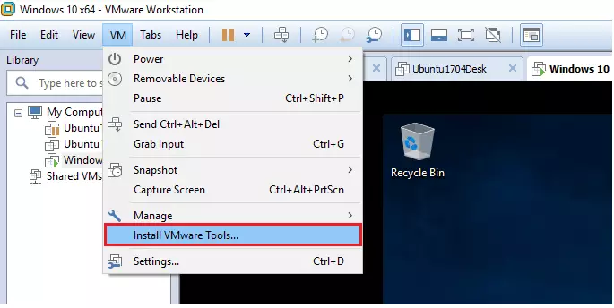 Share clipboard VMWARE. Guest tools