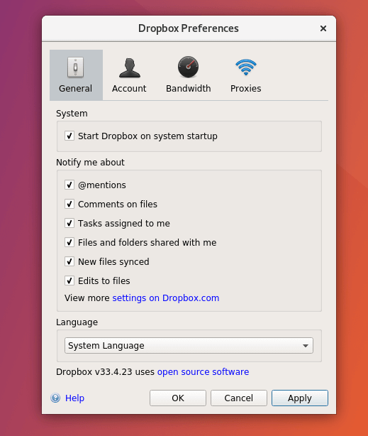 How to Install Drobox on Ubuntu Desktop - 1