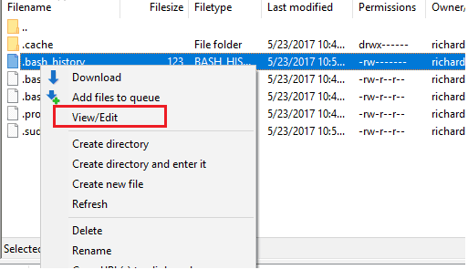 How to Manage Linux Server via SFTP and Notepad   - 7