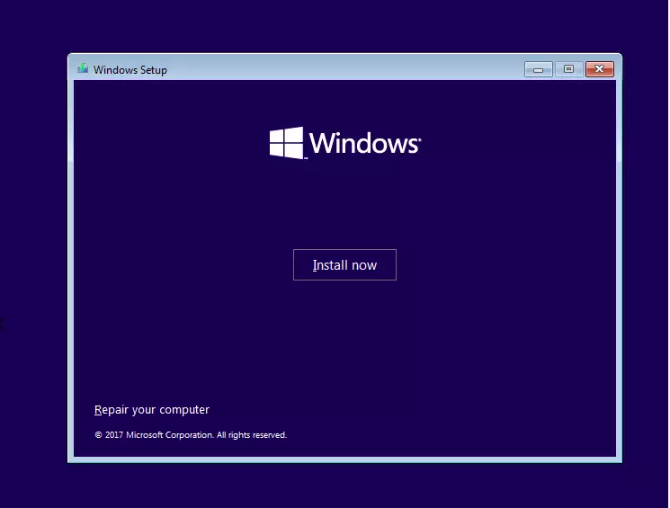 windows 10 pro install