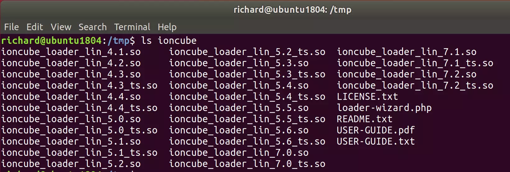 ionCube Ubuntu Install