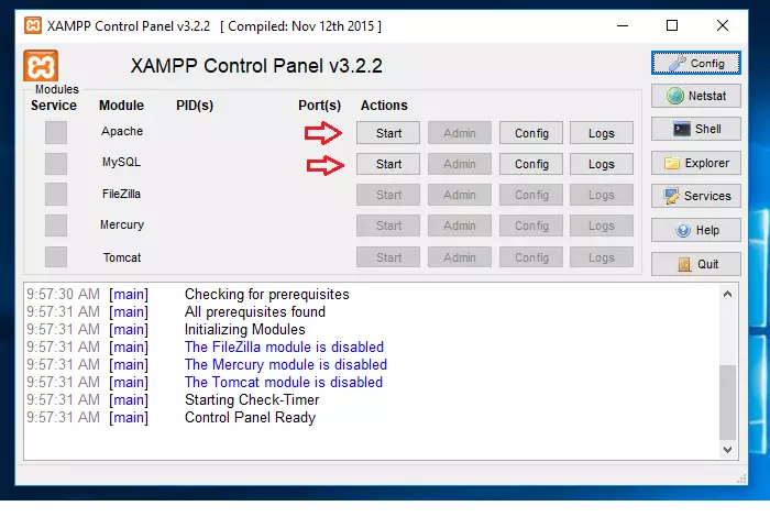 xampp windows