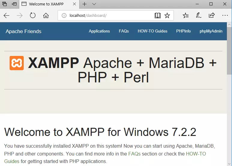 xampp apache windows