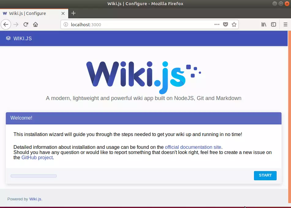 Wiki.js Ubuntu install