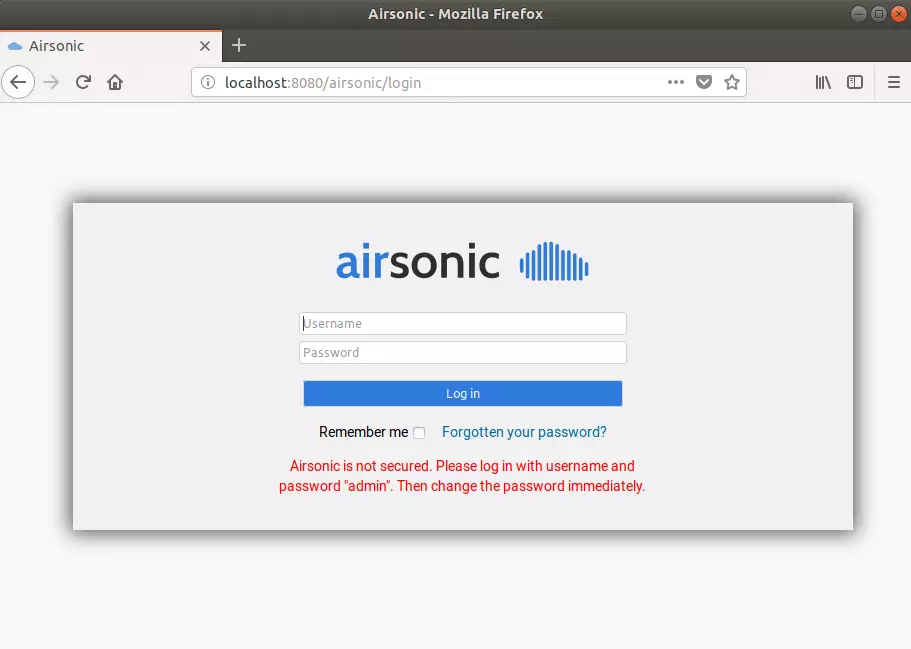 Airsonic ubuntu install