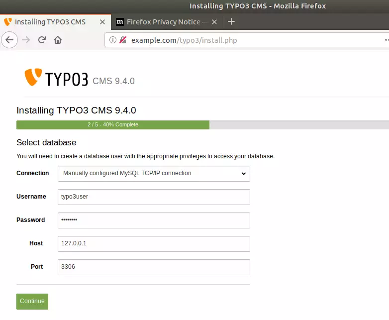 TYPO3 Ubuntu Install