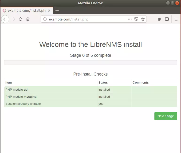 LibreNMS Ubuntu setup