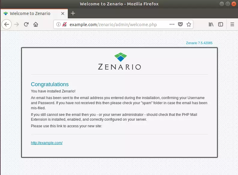 Zenario ubuntu setup