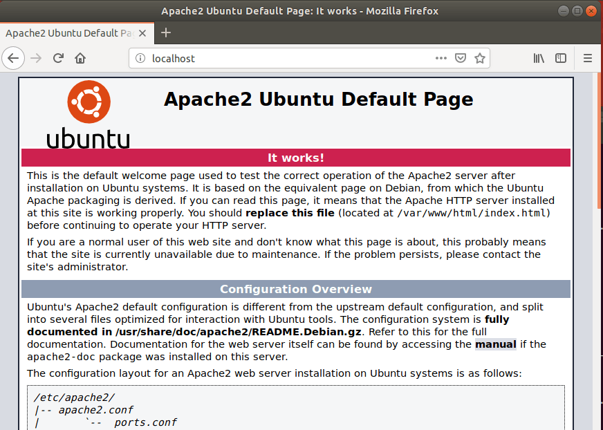 Apache2 Test Page