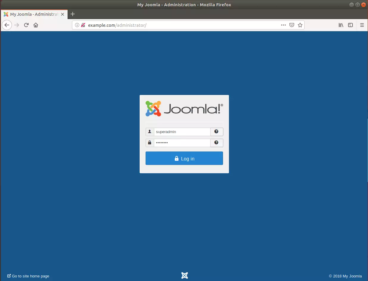 Joomla installation on Ubuntu