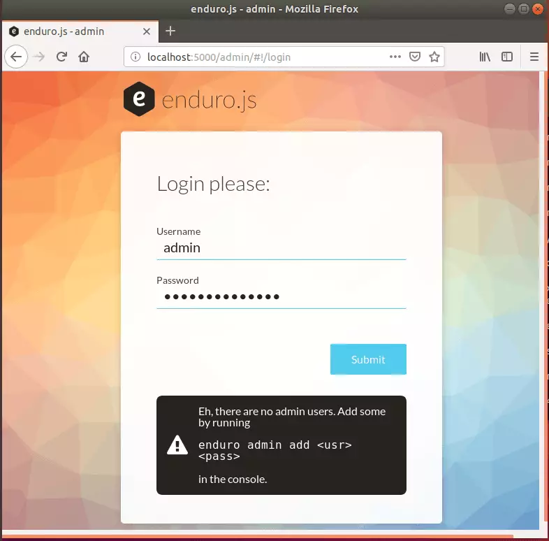 enduro Ubuntu setup