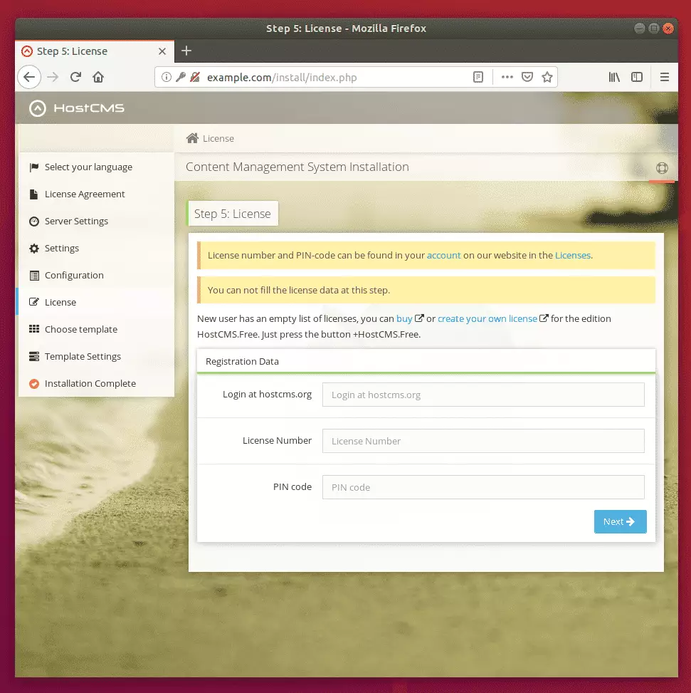 HostCMS Ubuntu Install