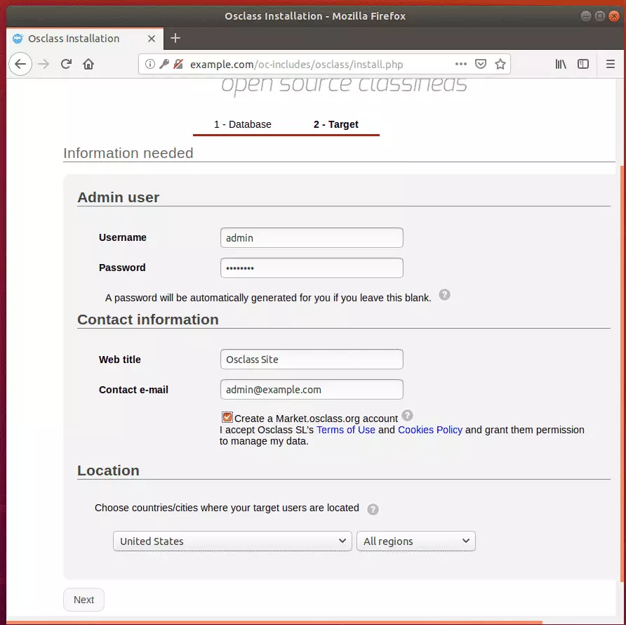 Osclass classified ubuntu install