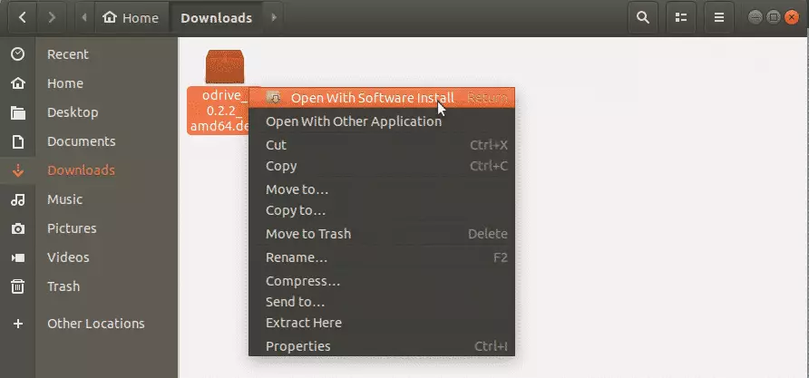 Odrive Ubuntu Setup