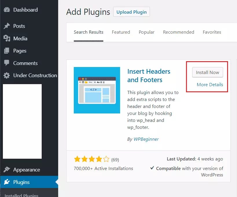 How to Add Header or Footer Code and Scripts in WordPress