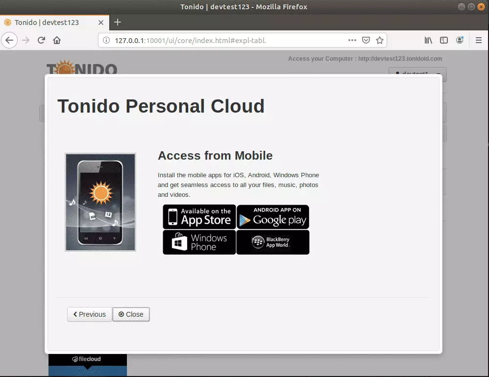 Tonido Ubuntu Install