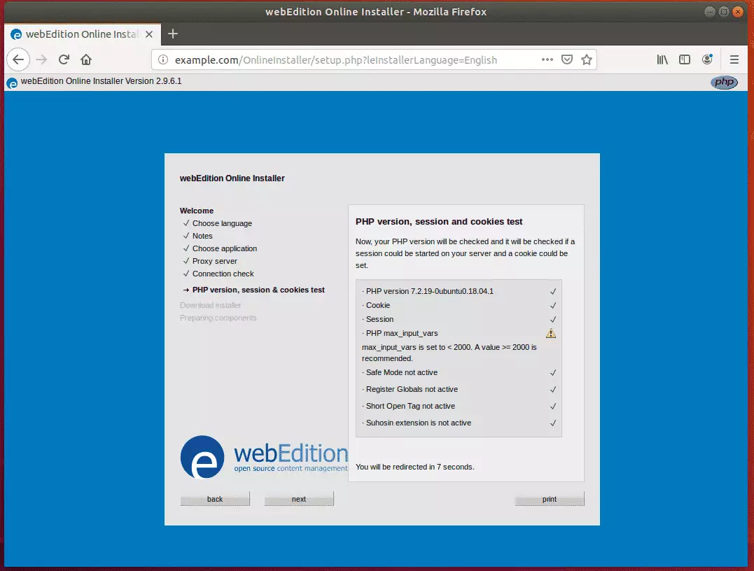 webEdition Ubuntu install