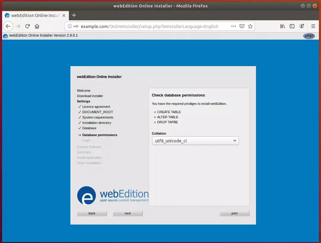webEdition Ubuntu install