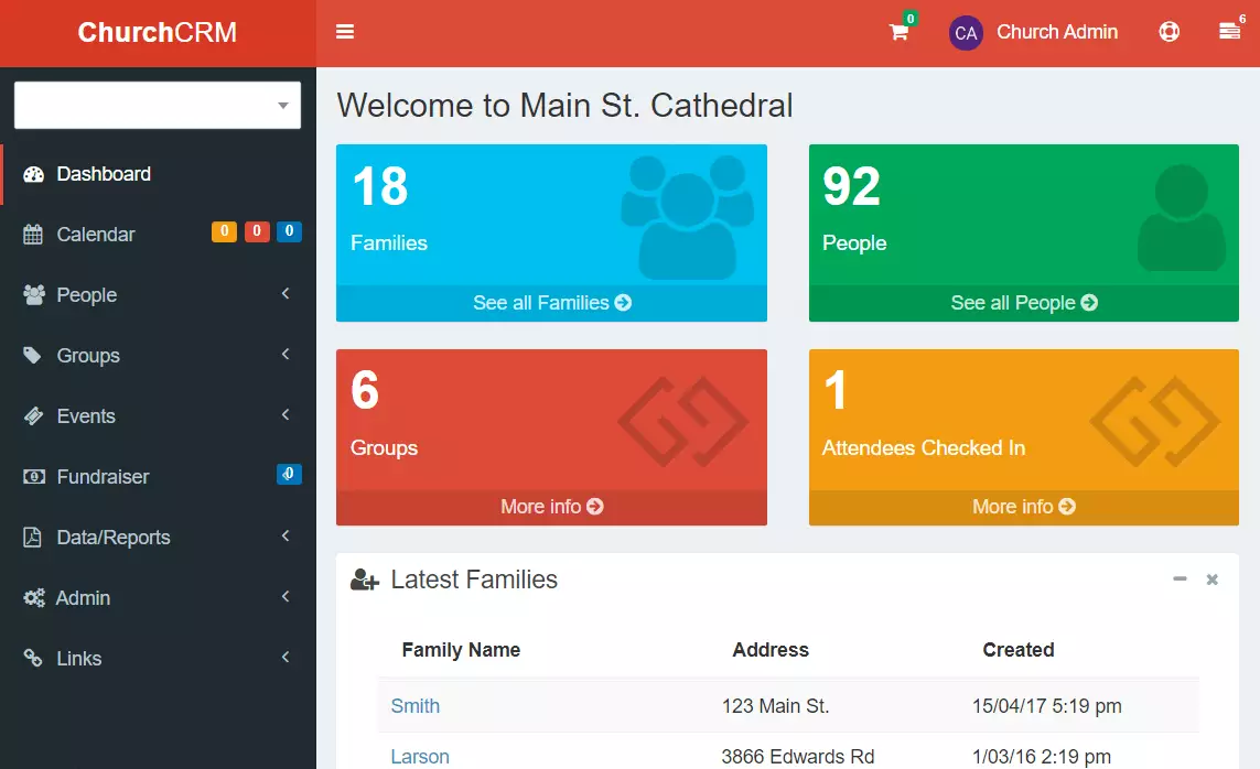 ChurchCRM Setup