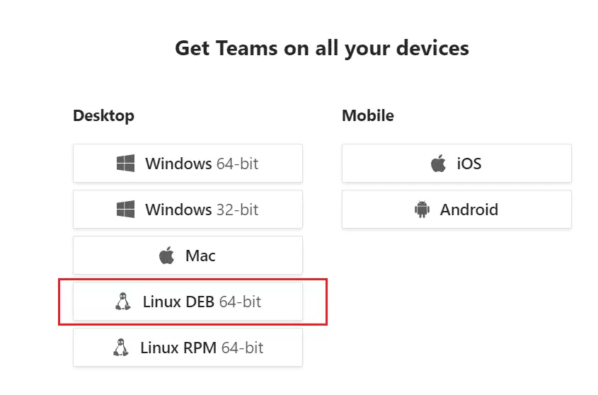 Teams Linux Install