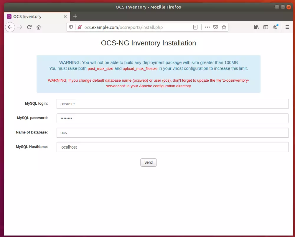 OCS Inventory Ubuntu Setup