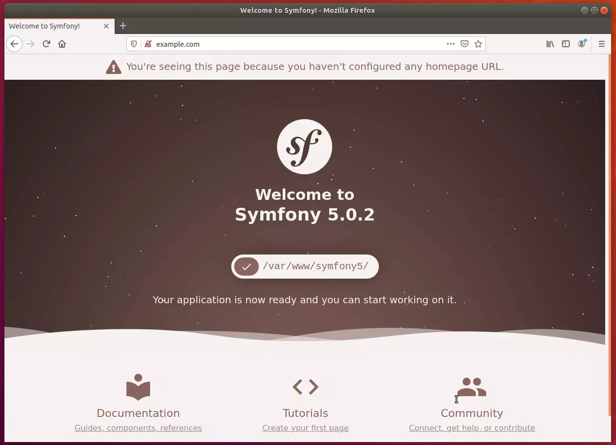 Symfony Ubuntu Install