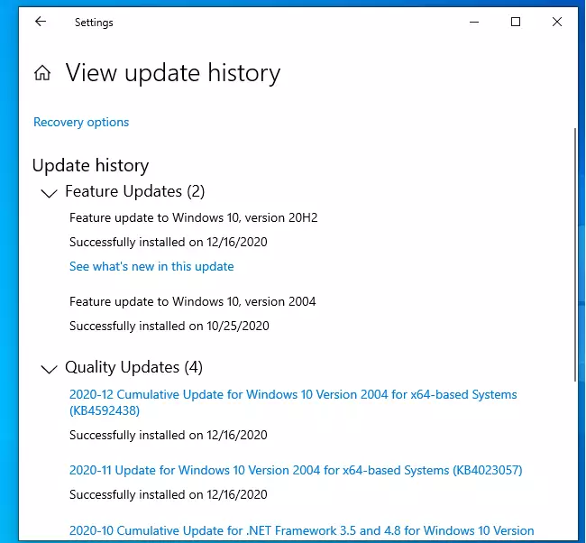 How To See Installed Updates In Windows 10 - Geek Rewind