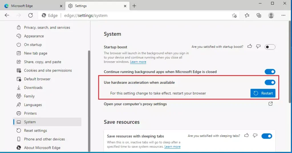 How to Enable Hardware Acceleration in Microsoft Edge - Geek Rewind