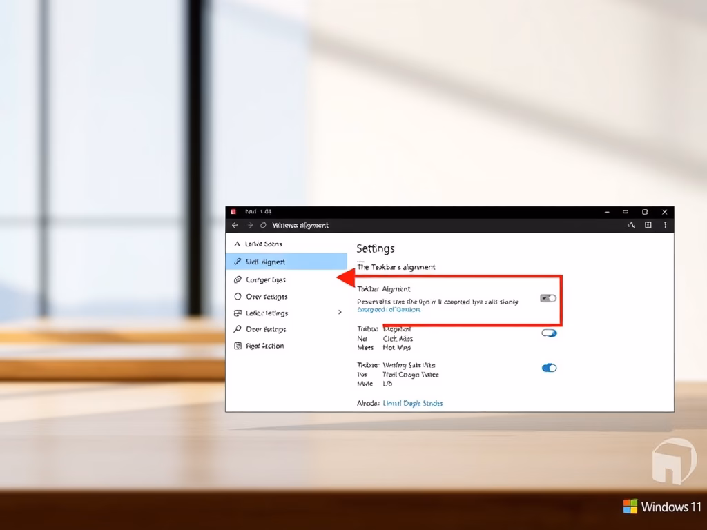 How to Move Windows 11 Taskbar to the Left
