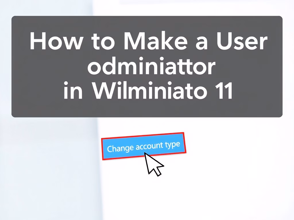 How to Make a User Administrator in Windows 11