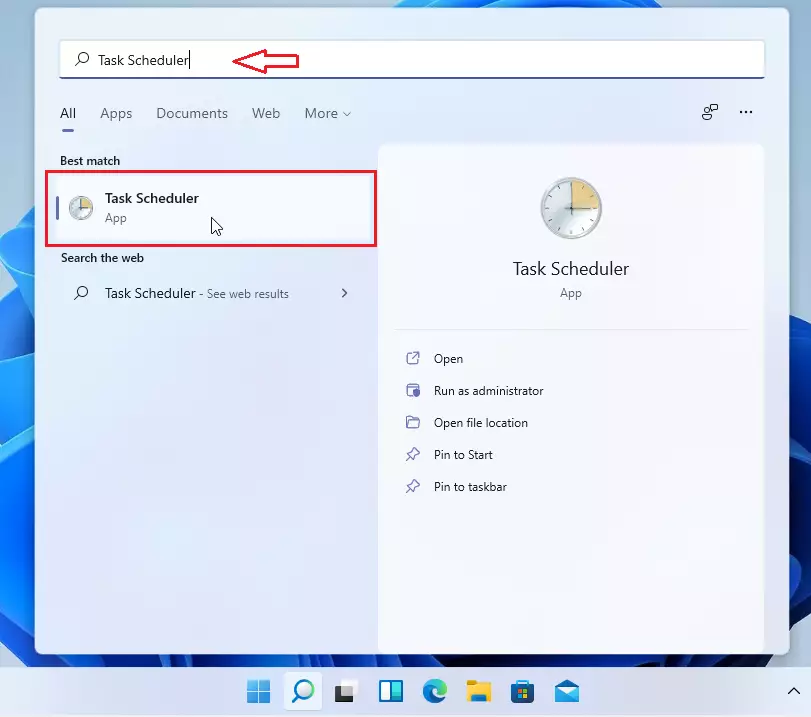 windows 11 task scheduler