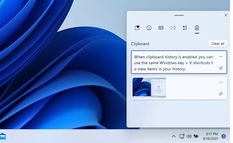 How To Enable Or Disable Clipboard History In Windows 11 - Geek Rewind