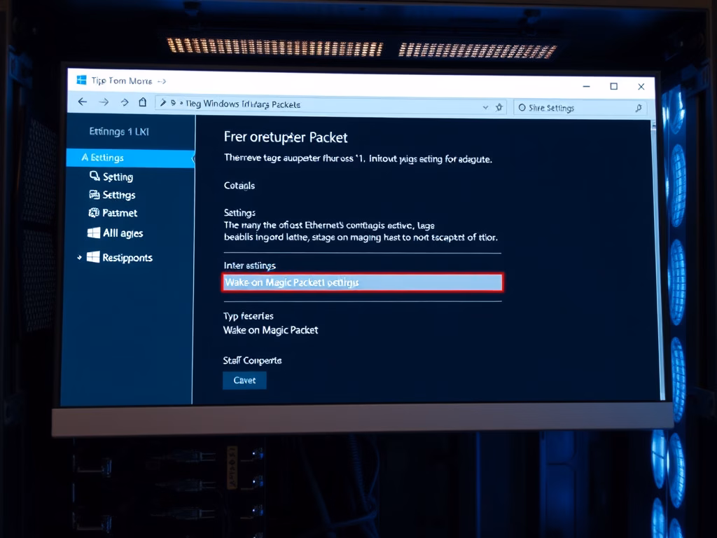 Enable Wake on LAN in Windows 11