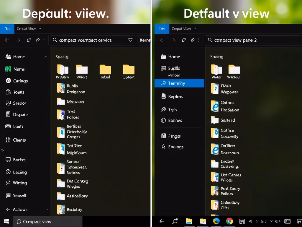 Enable Compact View in Windows 11 File Explorer