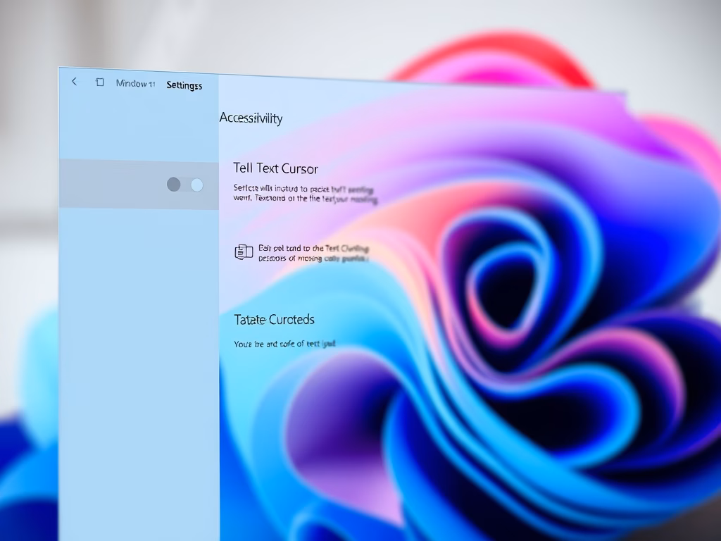 Enable Text Cursor Indicator in Windows 11