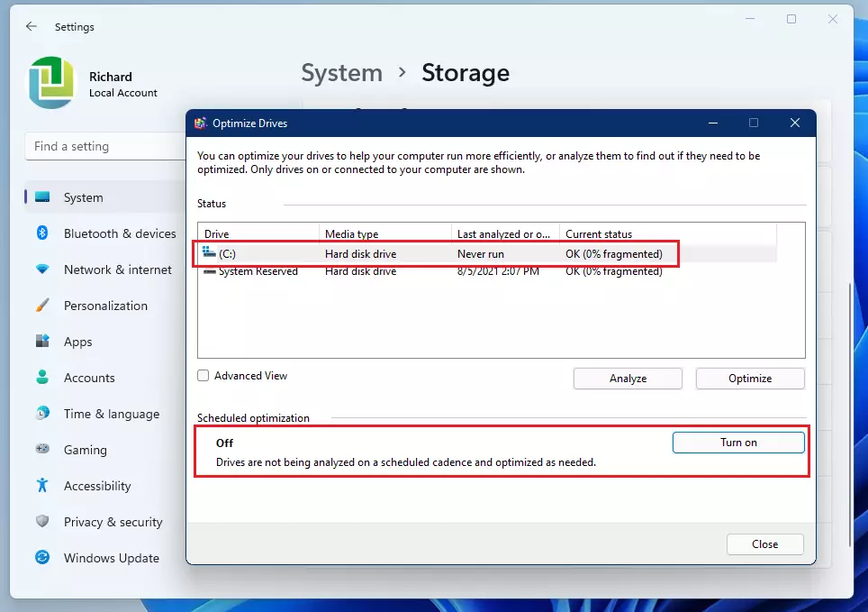 How To Defragment Hard Drives In Windows 11 - Geek Rewind