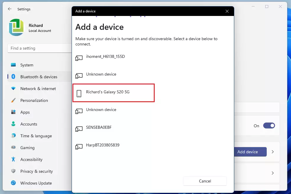 Windows connect online bluetooth