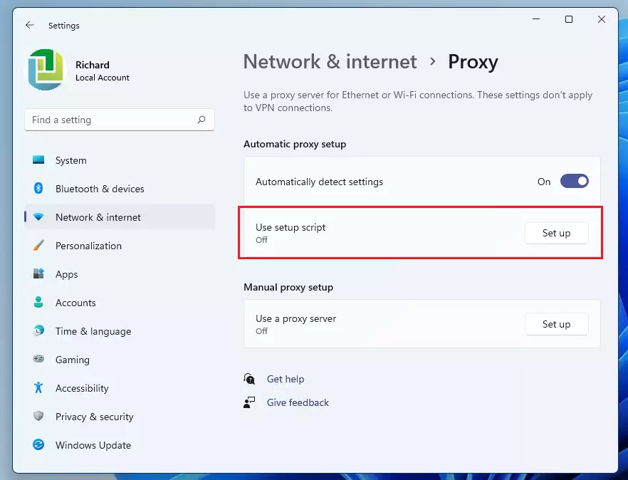 How To Setup A Proxy In Windows 11 - Geek Rewind