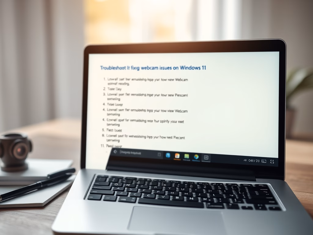 Fix Webcam Issues on Windows 11