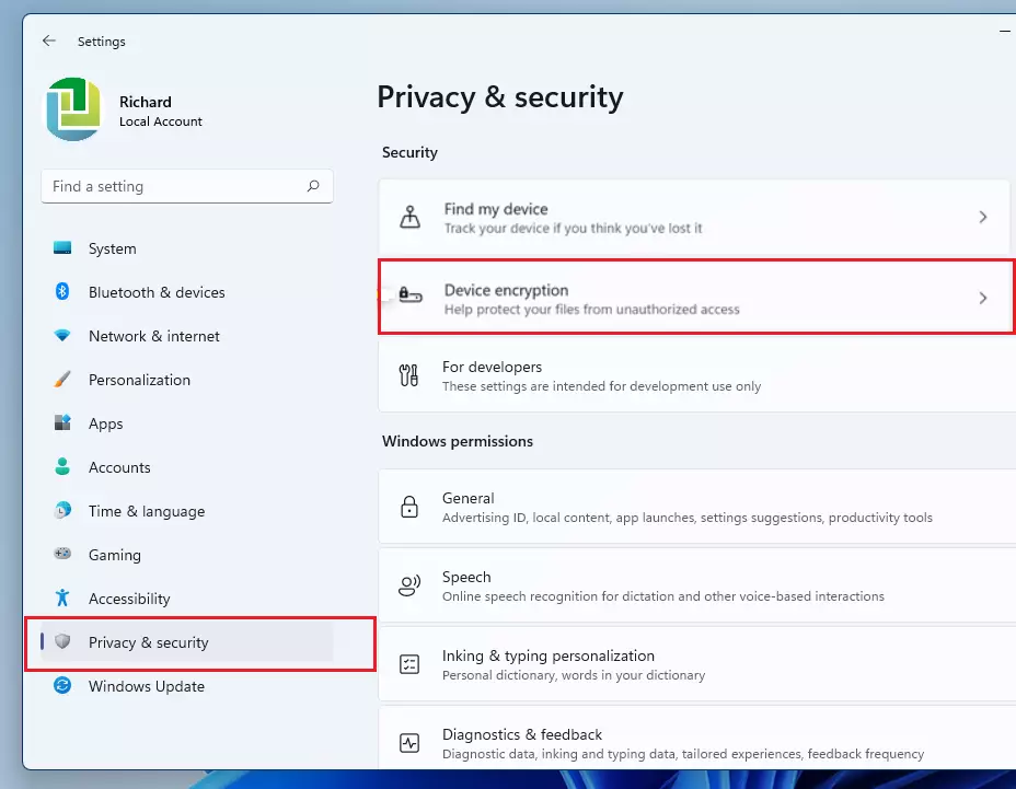 How To Enable Device Encryption In Windows 11 - Geek Rewind