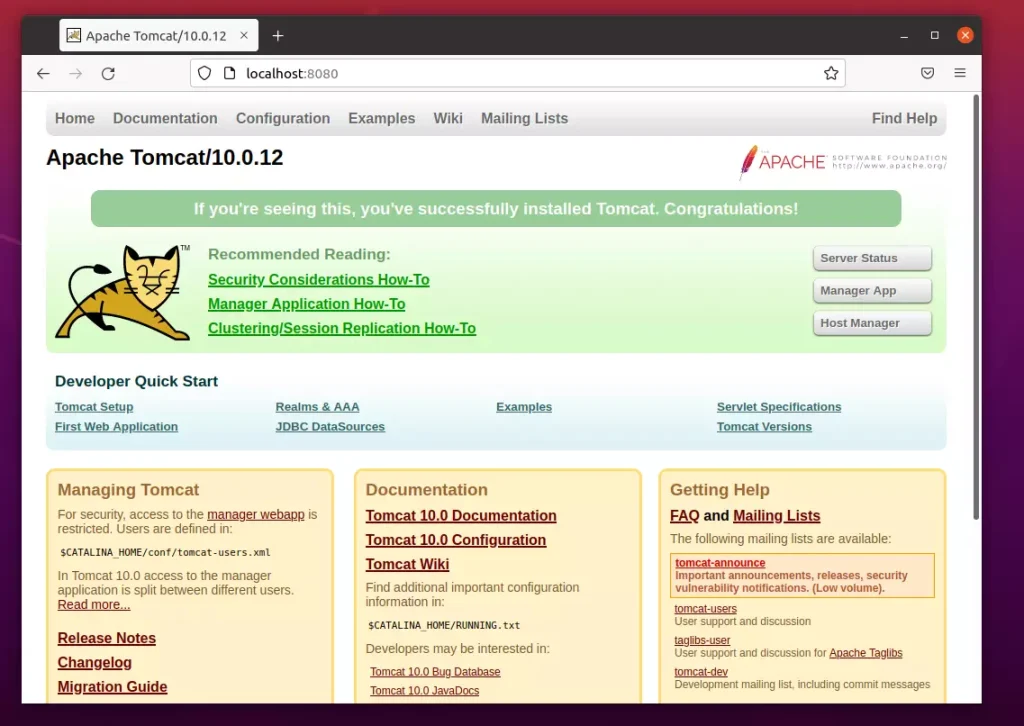 How to Install Tomcat on Ubuntu Linux 1 install tomcat on ubuntu linux