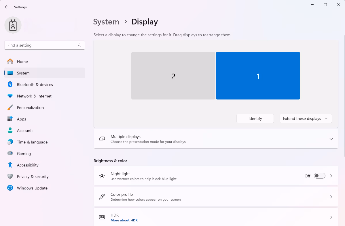 dual display monitors