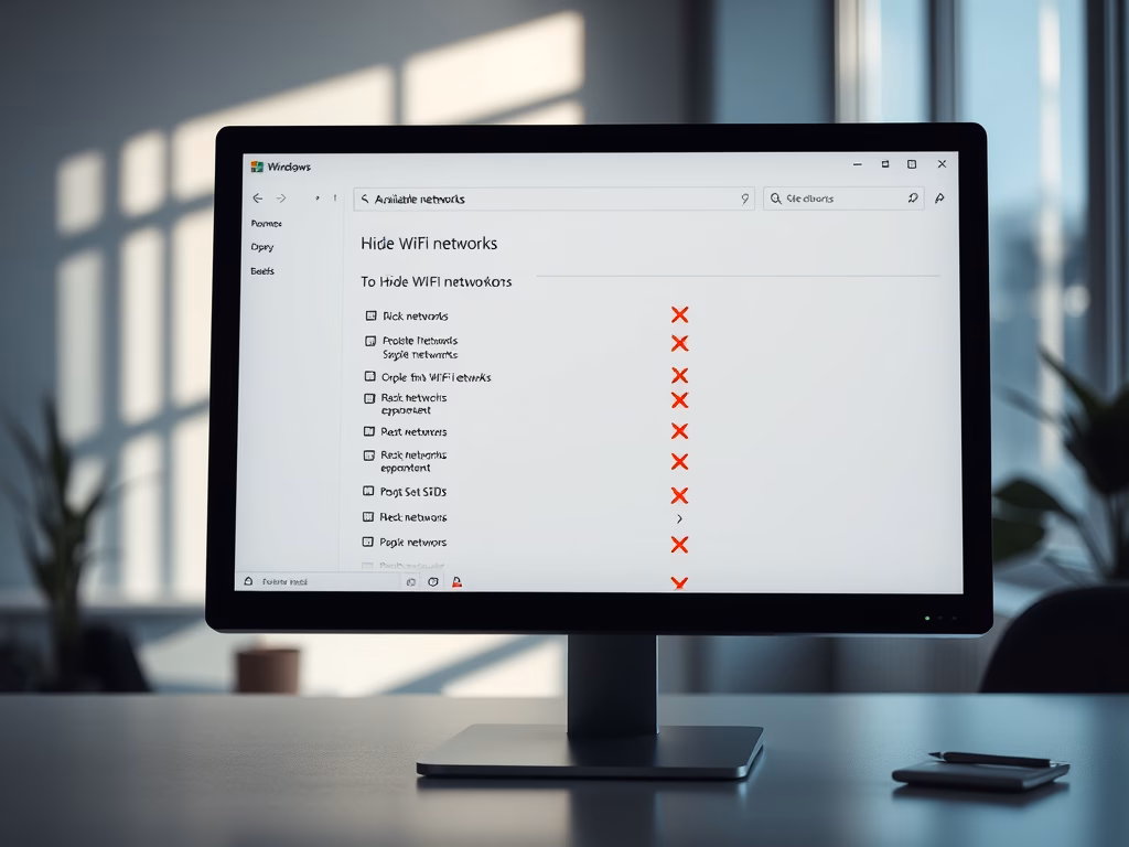 How to Hide WiFi Networks in Windows 11