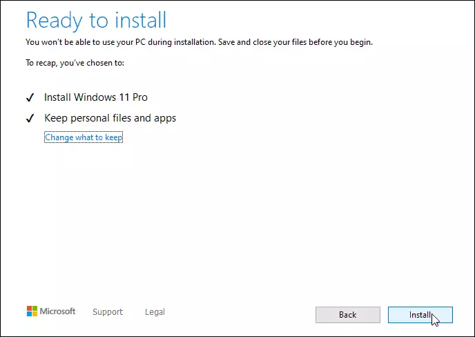 install windows 11 next updated 1