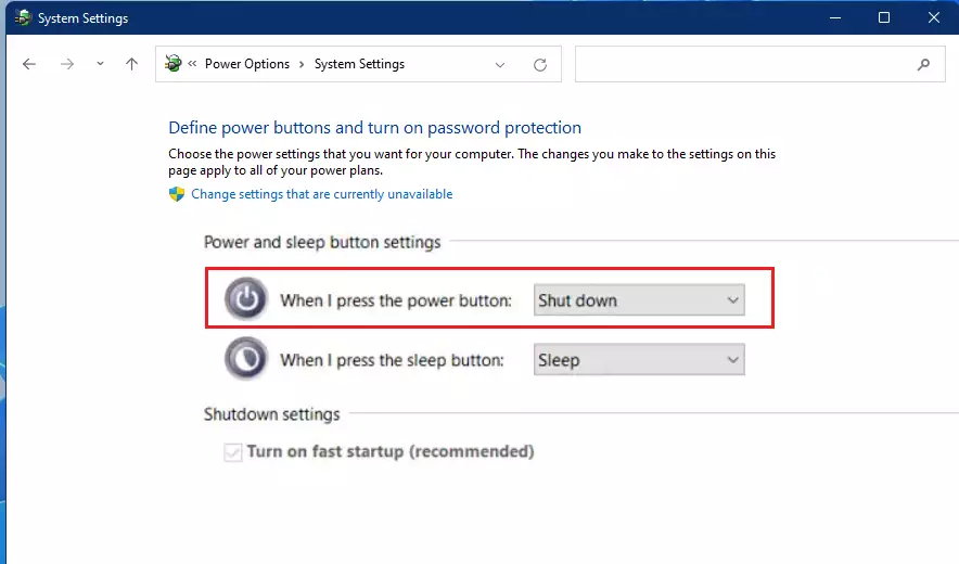 Instructions for Disabling the Power Button Function on Your Windows 11 ...