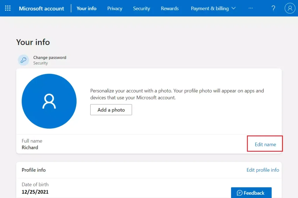 Change Your Microsoft Account Name A Step By Step Guide Geek Rewind