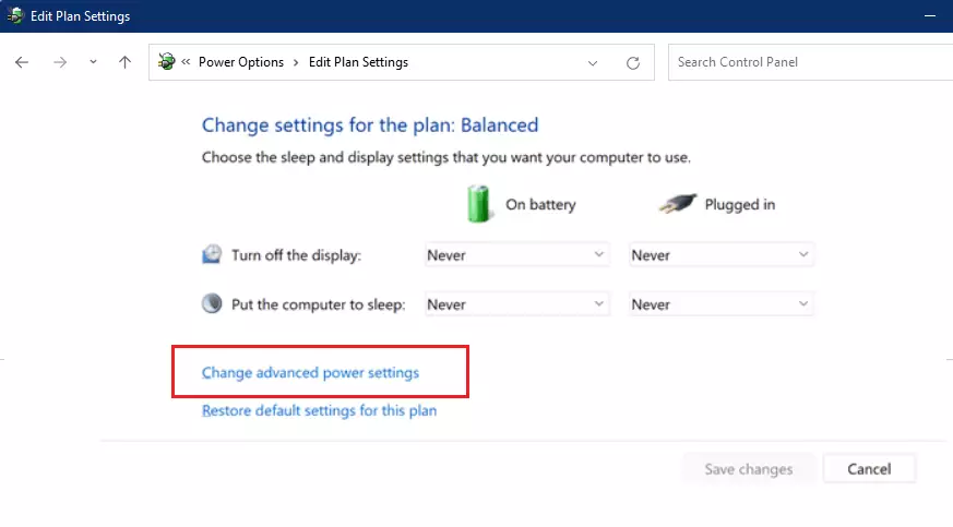 windows 11 change advanced power settings