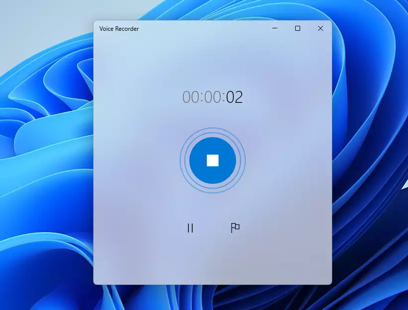 windows 11 stop voice recorder app