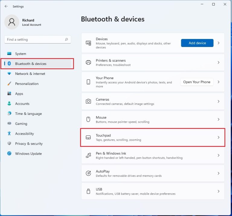 Steps to Change the Sensitivity of Your Touchpad on Windows 11 Geek