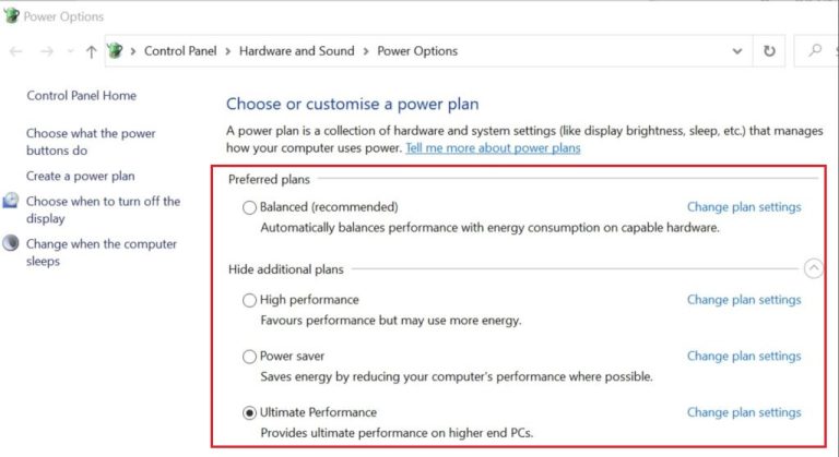 CHOOSE OR CUSTOMIZE A POWER PLAN WINDOWS 11 visual data 7